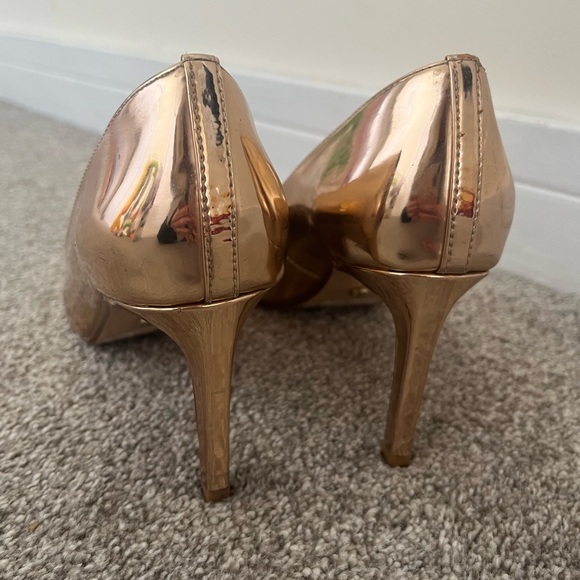 Rose gold Dune heels size 4 - Picture 3 of 7